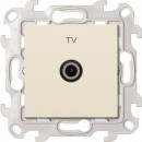 Розетка TV проходная, цвет слоновая кость, Simon 24 Harmonie 