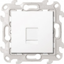 Розетка информационная RJ45 Cat.5e UTP, цвет белый, Simon 24 Harmonie 