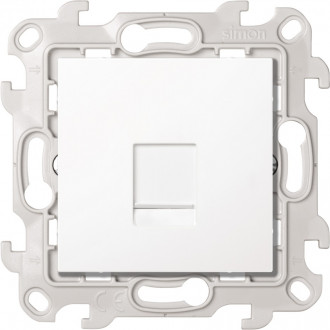 Розетка информационная RJ45 Cat.5e UTP, цвет белый, Simon 24 Harmonie 