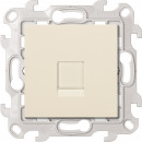 Розетка информационная RJ45 Cat.5e UTP, цвет слоновая кость, Simon 24 Harmonie 