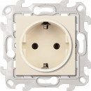 Розетка с заземлением Schuko 2Р+Е 16A 250В~, цвет слоновая кость, Simon 24 Harmonie