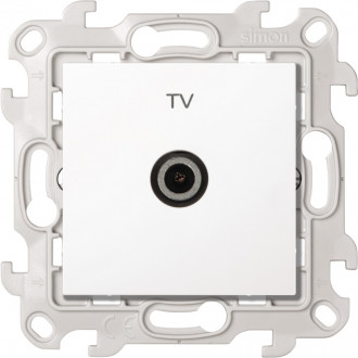 Розетка TV оконечная, цвет белый, Simon 24 Harmonie 