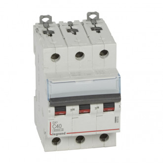 Автоматический выключатель DX3 - 10 кА 3П 40А тип C