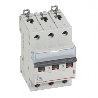 Автоматический выключатель DX3 - 16 кА 3П 16A тип B