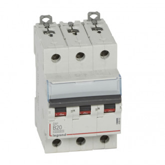 Автоматический выключатель DX3 - 16 кА 3П 20A тип B
