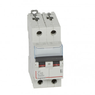 Автоматический выключатель DX3 - 16 кА 2П 10A тип C