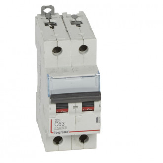 Автоматический выключатель DX3 - 16 кА 2П 63A тип C