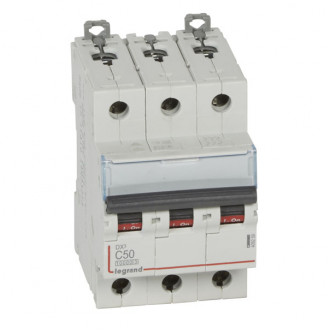 Автоматический выключатель DX3 - 16 кА 3П 50A тип C