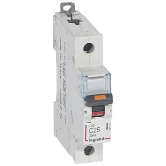 Автоматический выключатель DX3 - 25 кА 1П 25А тип C