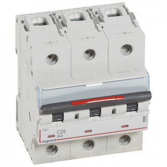Автоматический выключатель DX3 - 36 кА 3П 25 А тип C