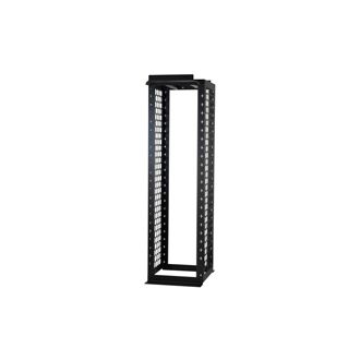 Стойка кабельная с перфорированными боковыми стенками - 7ft x 24" - черная