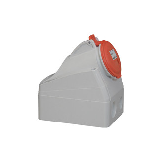 Розетка накладная - P17 Tempra Pro - IP 44 - 380/415 В~ - 32 A - 3К+З