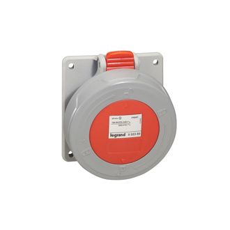 Встраиваемая розетка - P17 Tempra Pro - IP 66/67 - 380/415 В~ - 16 A - 3К+Н+З (комплект 5 шт.)