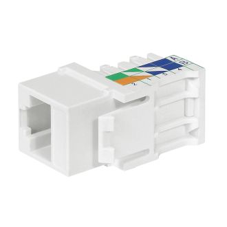 Коннектор RJ 45 Keystone - категория 5e - UTP - Quteo IP 20 (комплект 30 шт.)
