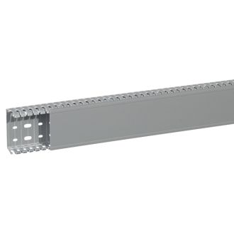 Кабель-канал (крышка + основание) Transcab - 80x40 мм - серый RAL 7030 2 метра