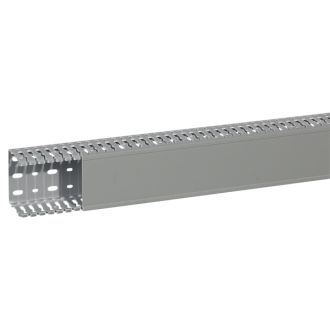 Кабель-канал (крышка + основание) Transcab - 80x60 мм - серый RAL 7030 2 метра
