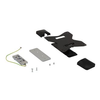 TV кронштейн экрана 66-107 см из стали (для Snap-On колонн), нагрузка 30 кг, цвет черный
