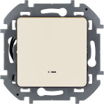 Выключатель с подсветкой/индикацией слоновая кость, Inspiria, Legrand (IEK) 6736111