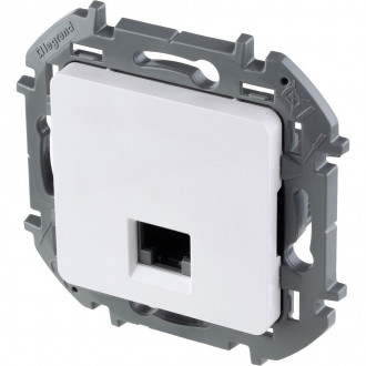 Розетка RJ 45 - категория 6 - UTP - INSPIRIA - белый