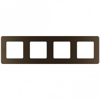 Рамка 4 поста бронза, Inspiria