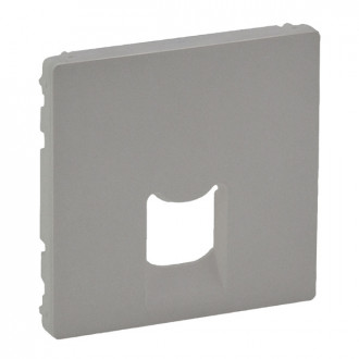 Лицевая панель - Valena Life - для розеток RJ 45 и RJ 11 Кат. № 7 530 42/44/46/48/68/70 - алюминий