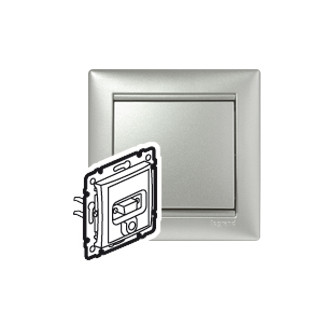 VGA + разъем mini jack 3,5 мм цвета алюминий, Valena