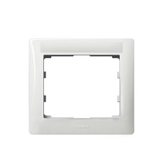 Рамка - Galea Life - 1 пост - с держателем этикеток - White