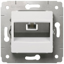 Телефонная розетка RJ-11 белая, Cariva