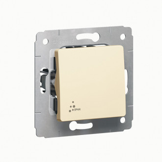 Выключатель влагозащищенный IP 44 слоновая кость, Cariva (комплект 10 шт.)