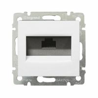 RJ-45 UTP 1 разъем с захватами - белый, Valena, Legrand (IEK) 6942861