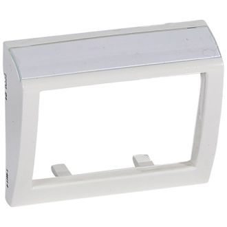 Лицевая панель для интернет розетки RJ-45 STP белая, Galea Life (комплект 10 шт.)