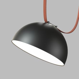 DK5562-BK Cветильник для трека-ремня Belty, серия Flow со светодиодом, D300*H171мм, 48V DC, 28W, RA90, 120°, 4000K, IP20, черный, алюминий