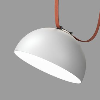 DK5662-WH+BK Cветильник для трека-ремня Belty Smart, серия Flow, со светодиодом, D300*H171мм, 48V DC, 28W, RA90, 120°, 3000-5700K, IP20, белый с черным, алюминий