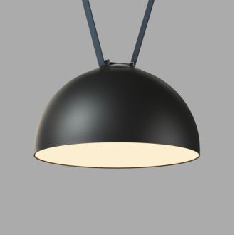 DK5563-BK Cветильник для трека-ремня Belty, серия Flow со светодиодом, D300*H171мм, 48V DC, 28W, RA90, 120°, 3000K, IP20, черный, алюминий