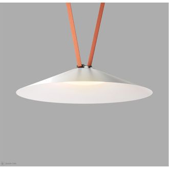 DK5668-WH+BK Cветильник для трека-ремня Belty Smart, серия Flow, со светодиодом, D600*H122мм, 48V DC, 24W, RA90, 120°, 2700-6500K, IP20, белый с черным, алюминий