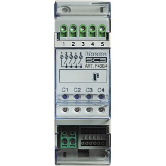 DIN-активатор - с 2 независимыми реле - активная нагрузка - 4 А - MyHome SCS