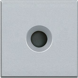 Axolute Заглушка с выходным отверстием мм, с 2 коннекторами для организации распайки, алюминий (комплект 10 шт.)