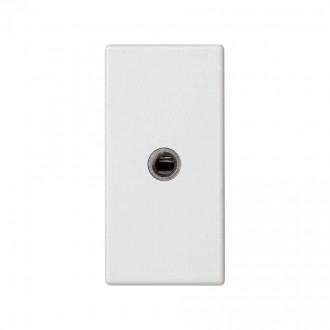 Разъем Mini-Jack 3,5 mm мама модуль K45 узкий белого цвета Simon K45