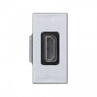 Разъем HDMI v2.0 Тип А мама модуль K45 узкий цвета алюминий Simon K45