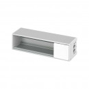 Офиблок Compact из алюминия на 3 механизма K45 белого цвета Simon K45