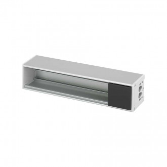 Офиблок Compact из алюминия на 4 механизма K45 цвета графит Simon K45