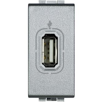 Livinglight Розетка USB Алюминий