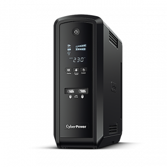 ИБП CyberPower CP1300EPFCLCD, Line-Interactive, 1300VA/780W, 6 Schuko розеток, USB, RJ11/RJ45, LCD дисплей, Black, 0.17х0.25х0.2м., 11.5кг./ UPS Line-Interactive CyberPower CP1300EPFCLCD 1300VA/780W USB/RS-232/RJ11/45 (6 EURO)