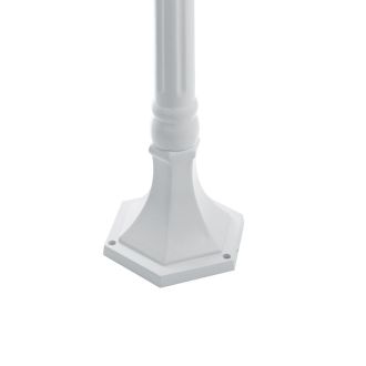 Светильник садово-парковый Feron 4210/PL4210 столб 100W E27 230V, белый, 11033