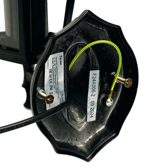 Светильник садово-парковый Feron 6101/PL6101 шестигранный на стену вверх 60W E27 230V, черный, 11052