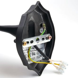 Светильник садово-парковый Feron 8102/PL8102 восьмигранный на стену вниз 100W E27 230V, черный, 11098