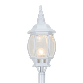 Светильник садово-парковый Feron 8110/PL8110 столб 100W E27 230V, белый, 11105