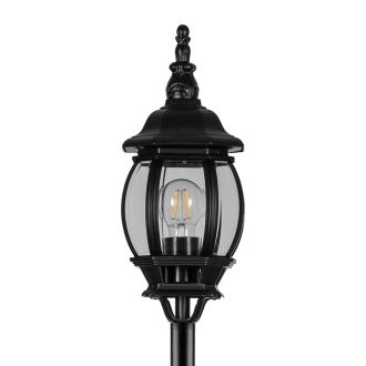 Светильник садово-парковый Feron 8110/PL8110 столб 100W E27 230V, черный, 11106