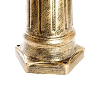 Светильник садово-парковый Feron 8111/PL8111 столб 100W E27 230V, черное золото, 11241