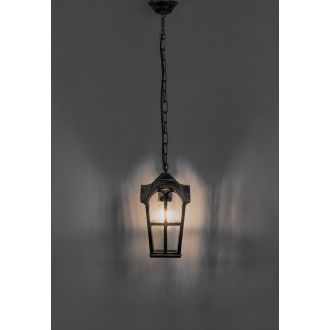 Светильник садово-парковый Feron PL106 четырехгранный на цепочке 60W 230V E27, черное золото, 11298